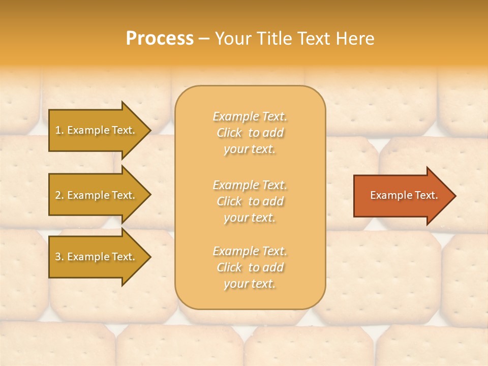 Cracker Biscuit Pattern PowerPoint Template