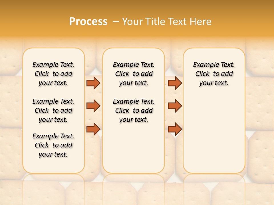 Cracker Biscuit Pattern PowerPoint Template