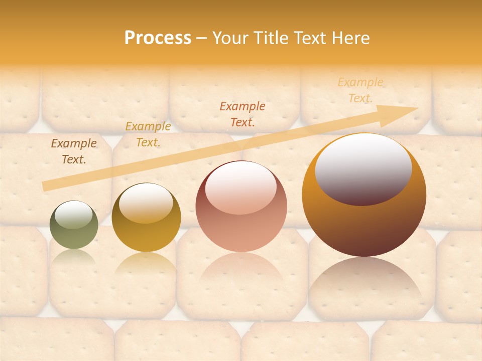 Cracker Biscuit Pattern PowerPoint Template