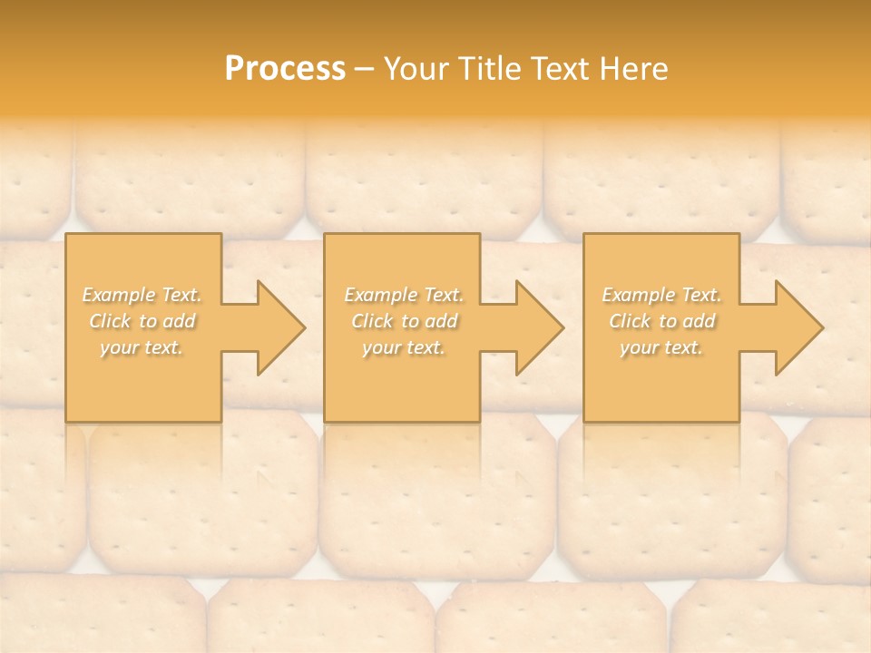 Cracker Biscuit Pattern PowerPoint Template