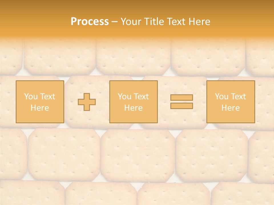 Cracker Biscuit Pattern PowerPoint Template
