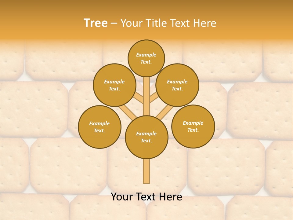 Cracker Biscuit Pattern PowerPoint Template