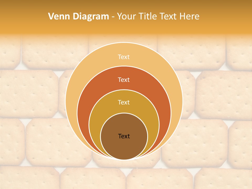 Cracker Biscuit Pattern PowerPoint Template