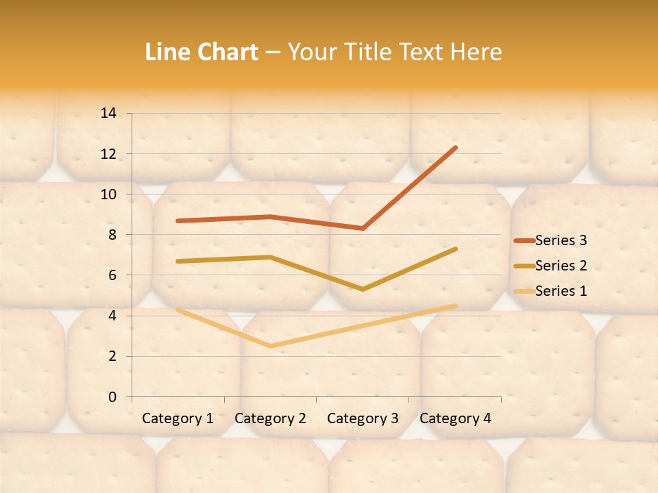 Cracker Biscuit Pattern PowerPoint Template