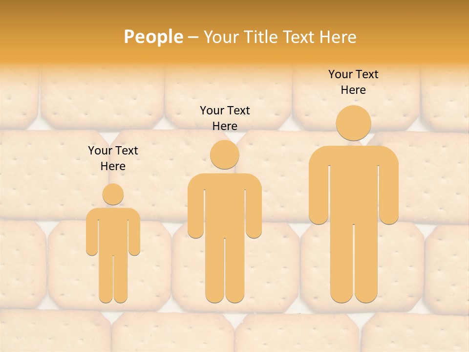 Cracker Biscuit Pattern PowerPoint Template