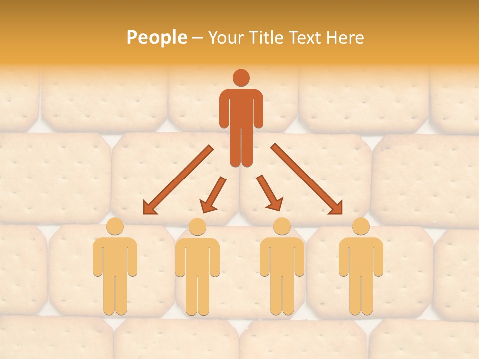 Cracker Biscuit Pattern PowerPoint Template