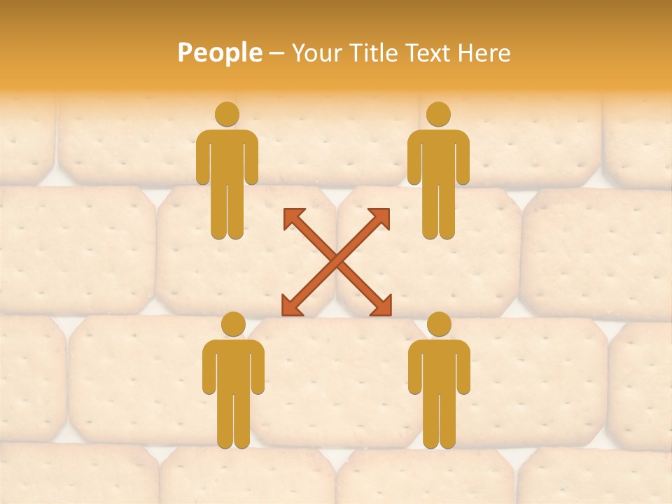 Cracker Biscuit Pattern PowerPoint Template