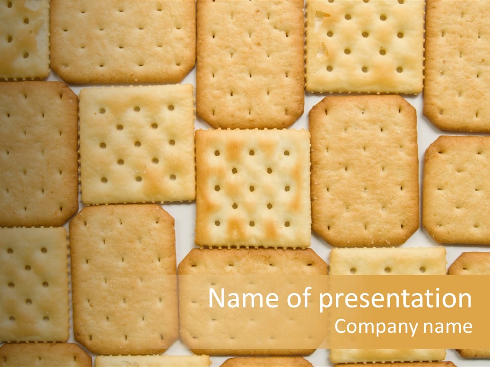 Pattern Bakery Snack PowerPoint Template