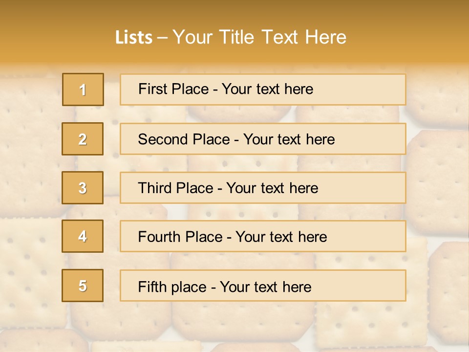 Pattern Bakery Snack PowerPoint Template