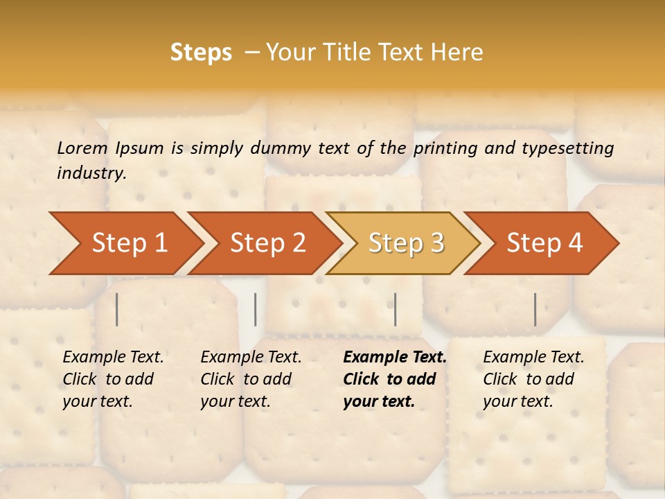 Pattern Bakery Snack PowerPoint Template