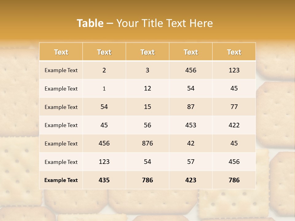 Pattern Bakery Snack PowerPoint Template