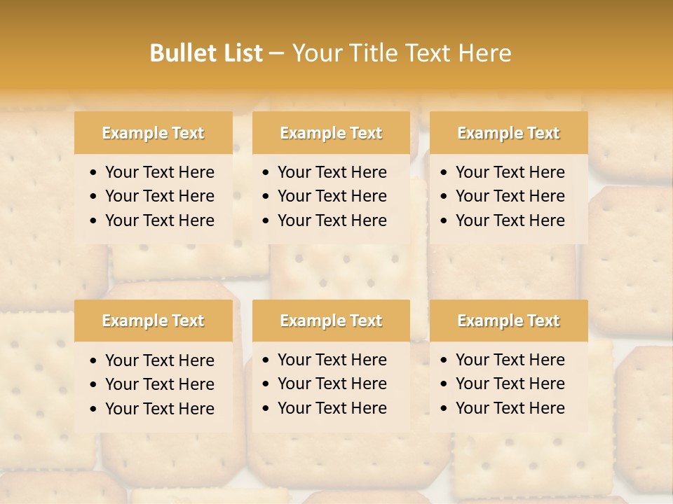 Pattern Bakery Snack PowerPoint Template