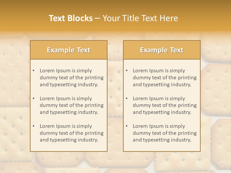 Pattern Bakery Snack PowerPoint Template