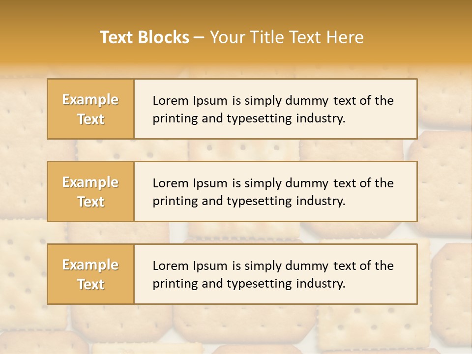 Pattern Bakery Snack PowerPoint Template