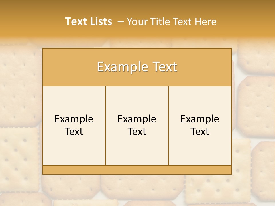 Pattern Bakery Snack PowerPoint Template