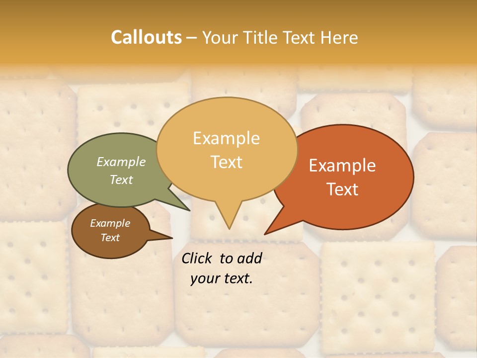 Pattern Bakery Snack PowerPoint Template