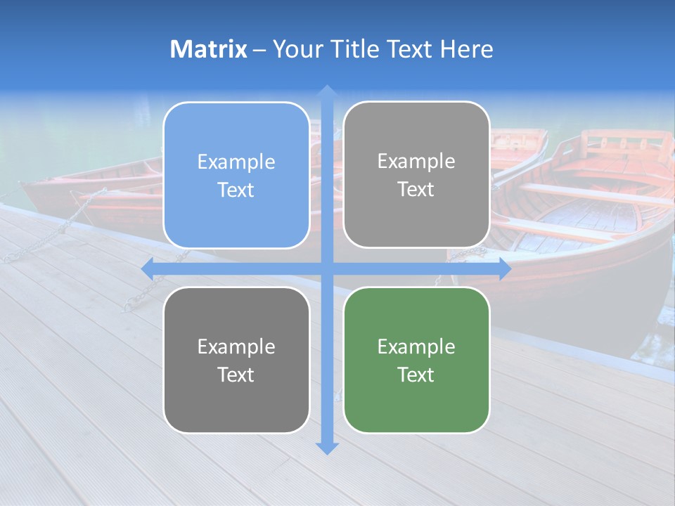 Clear Moorings Fresh PowerPoint Template