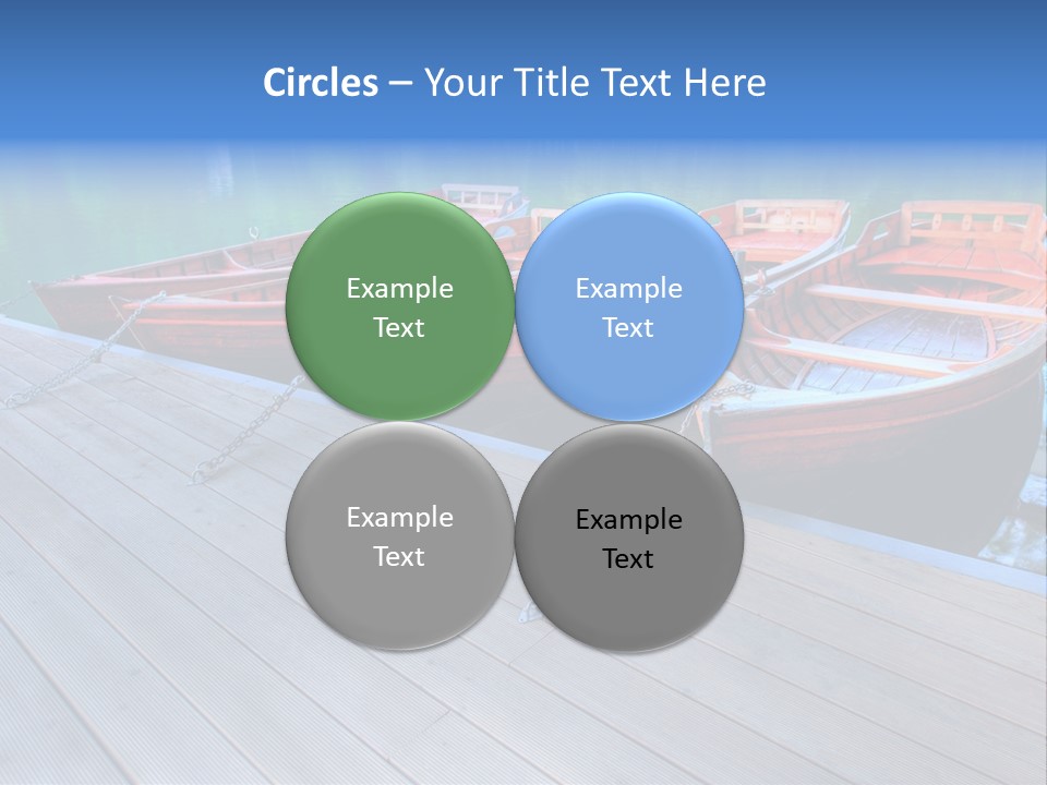Clear Moorings Fresh PowerPoint Template
