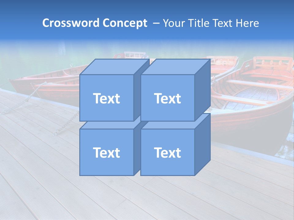 Clear Moorings Fresh PowerPoint Template