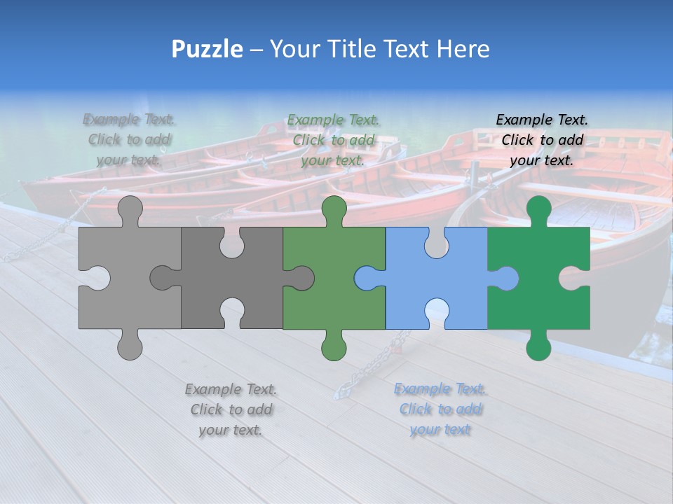 Clear Moorings Fresh PowerPoint Template