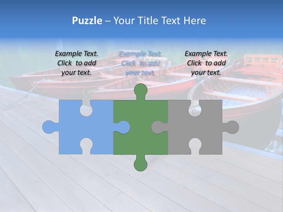 Clear Moorings Fresh PowerPoint Template