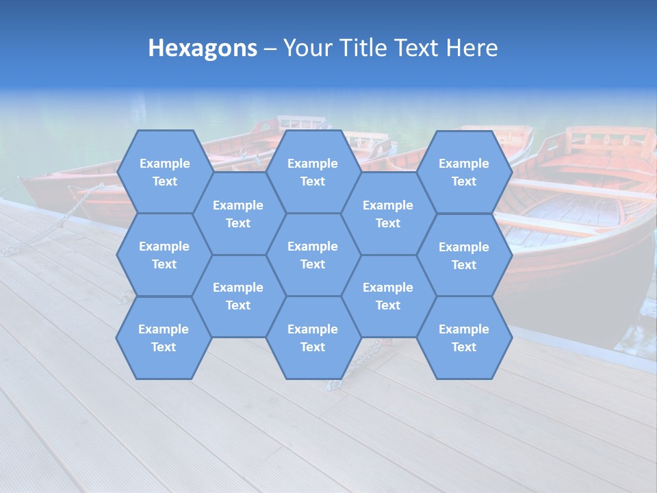 Clear Moorings Fresh PowerPoint Template