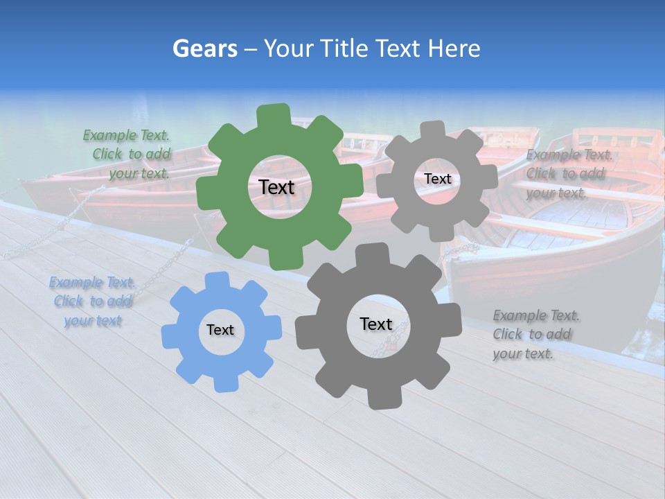 Clear Moorings Fresh PowerPoint Template