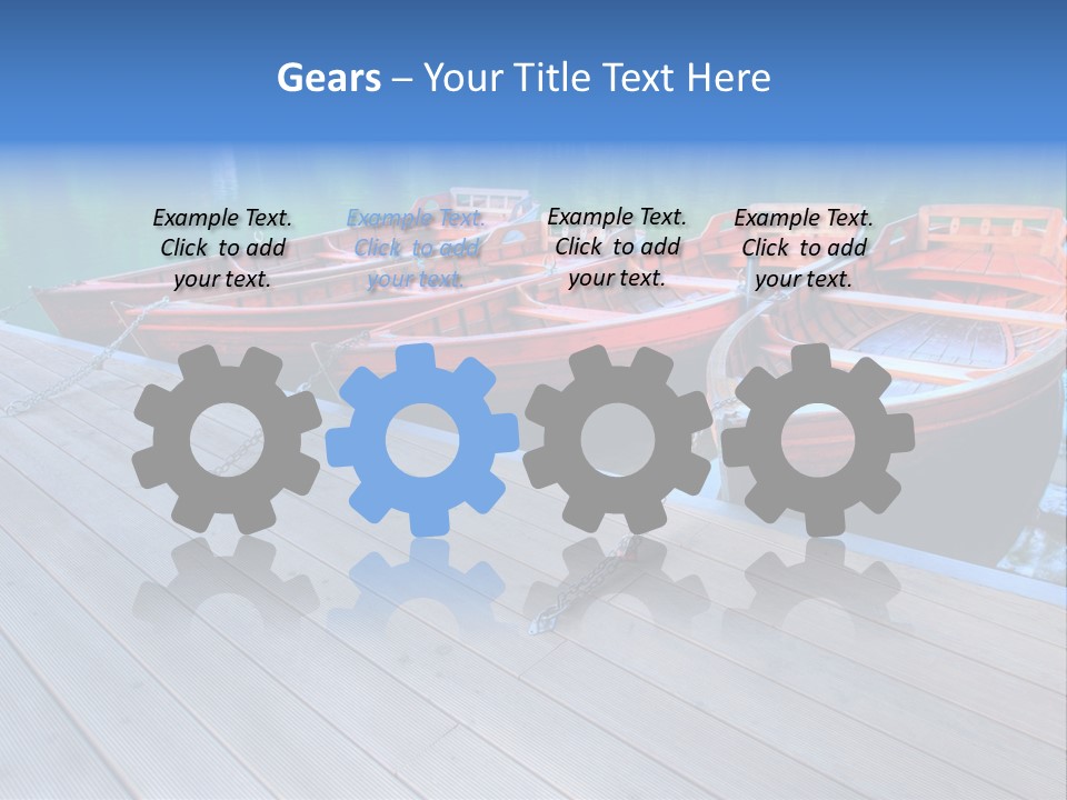 Clear Moorings Fresh PowerPoint Template
