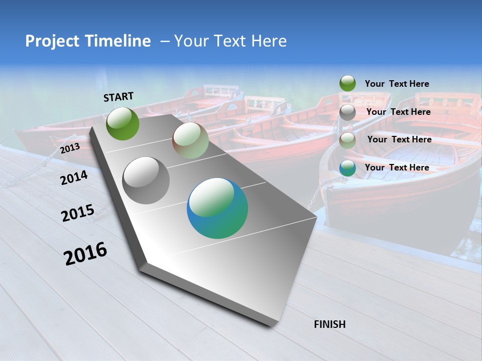 Clear Moorings Fresh PowerPoint Template
