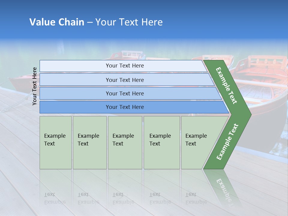 Clear Moorings Fresh PowerPoint Template