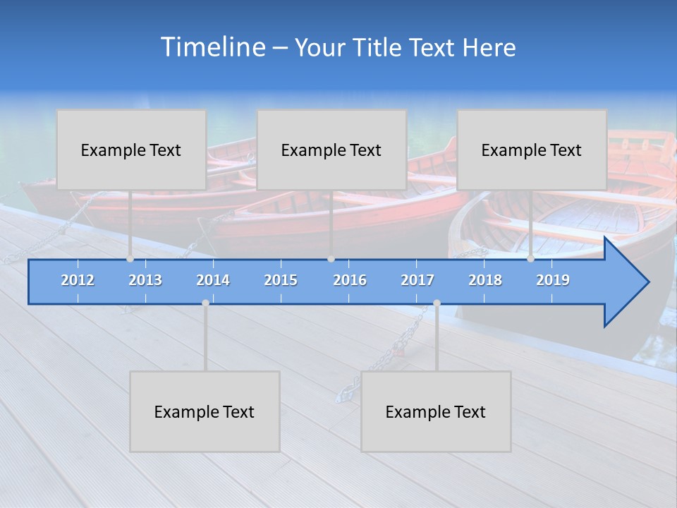 Clear Moorings Fresh PowerPoint Template
