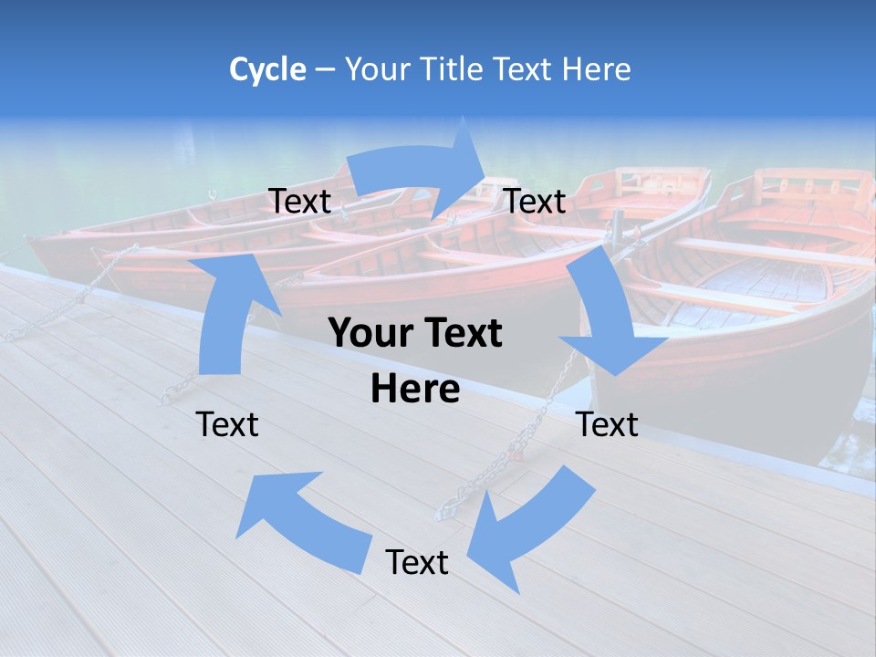 Clear Moorings Fresh PowerPoint Template