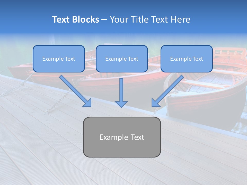 Clear Moorings Fresh PowerPoint Template
