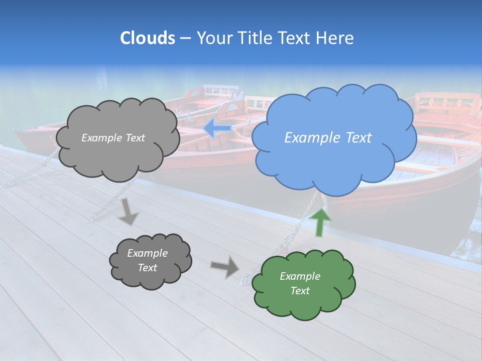 Clear Moorings Fresh PowerPoint Template