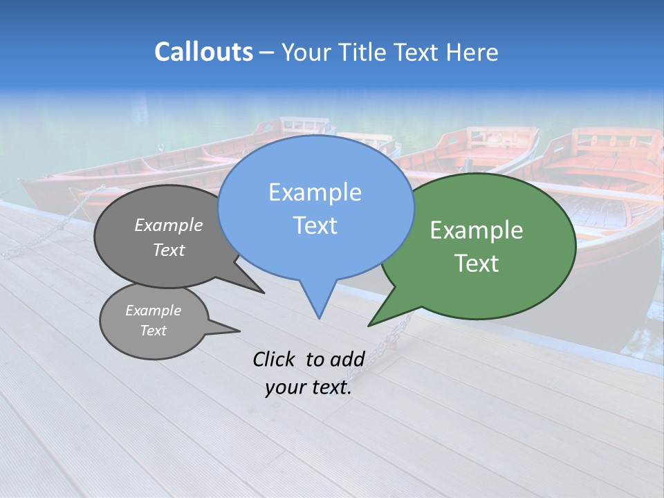 Clear Moorings Fresh PowerPoint Template