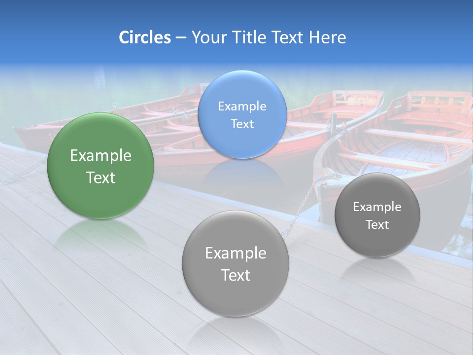 Clear Moorings Fresh PowerPoint Template