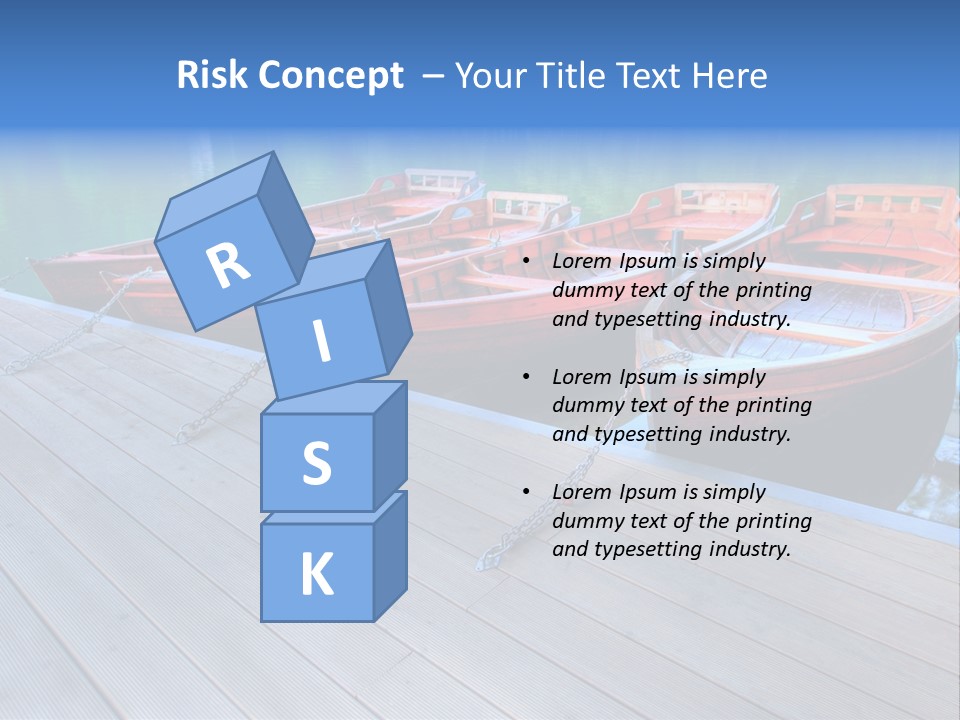 Clear Moorings Fresh PowerPoint Template