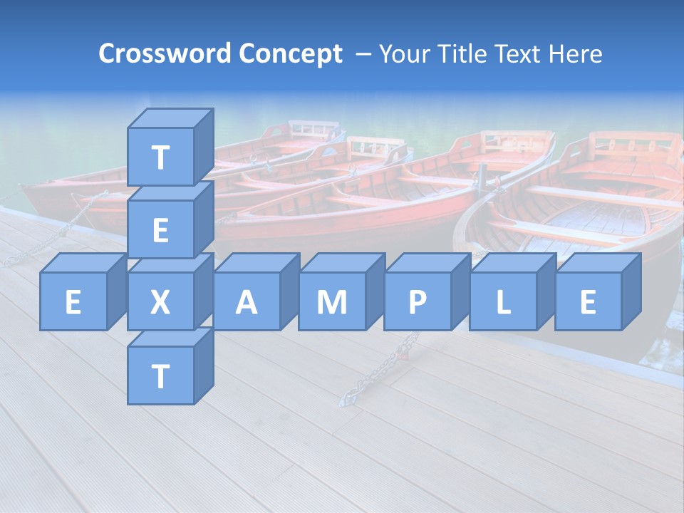 Clear Moorings Fresh PowerPoint Template