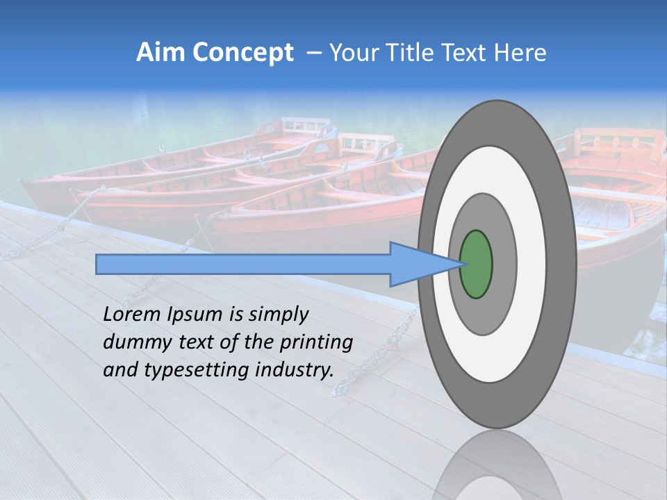 Clear Moorings Fresh PowerPoint Template