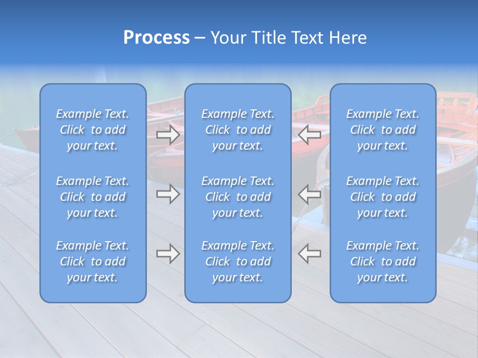 Clear Moorings Fresh PowerPoint Template