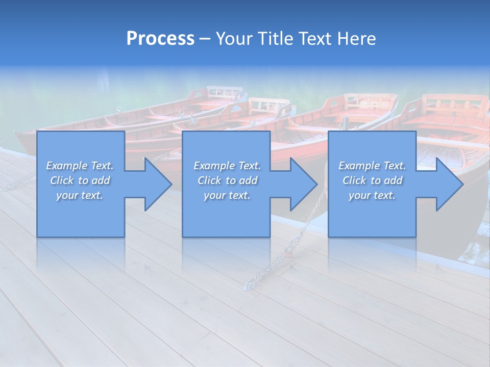 Clear Moorings Fresh PowerPoint Template