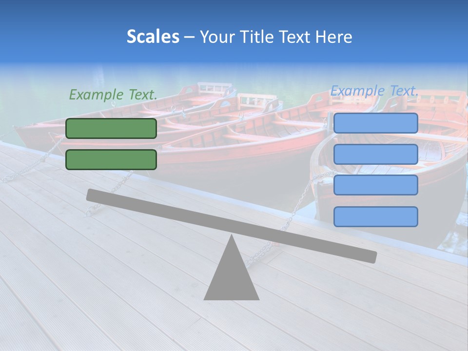 Clear Moorings Fresh PowerPoint Template