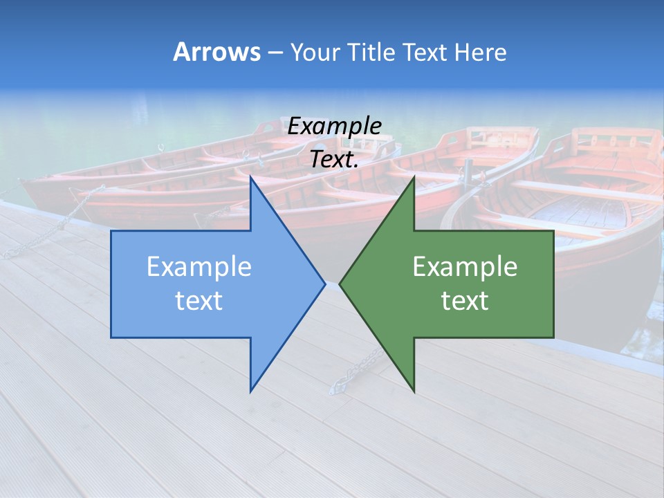 Clear Moorings Fresh PowerPoint Template