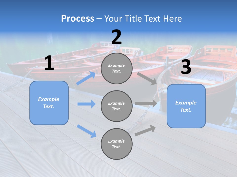 Clear Moorings Fresh PowerPoint Template