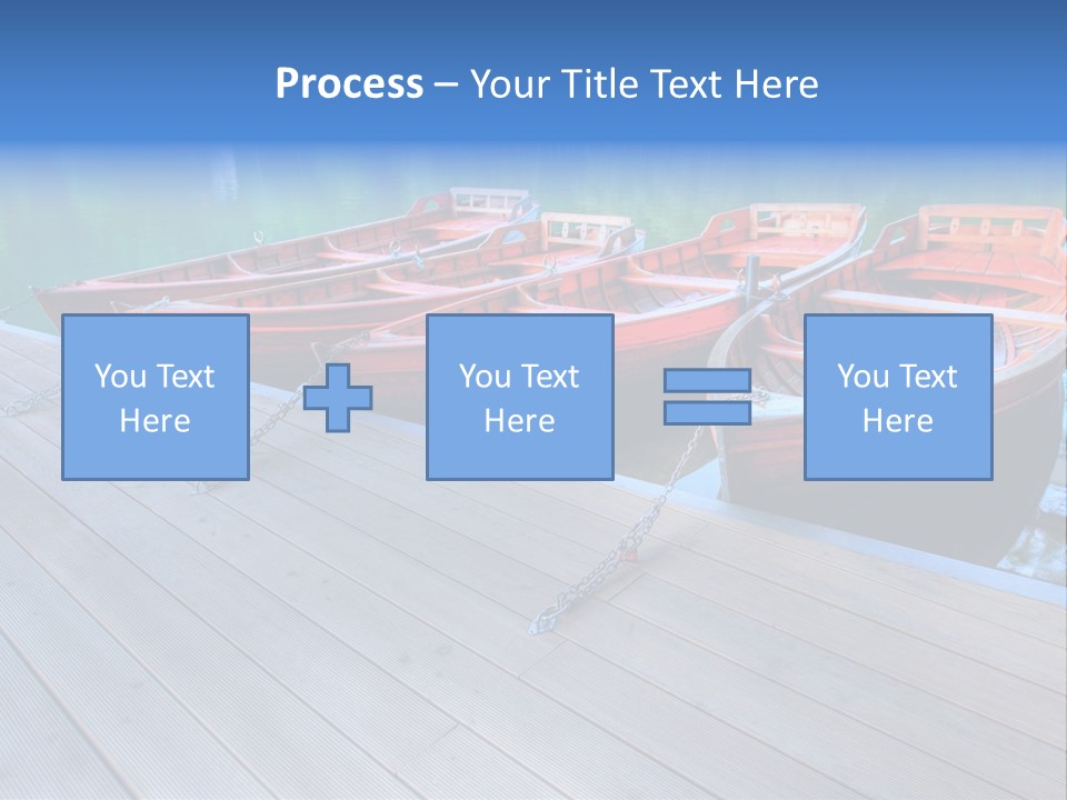 Clear Moorings Fresh PowerPoint Template