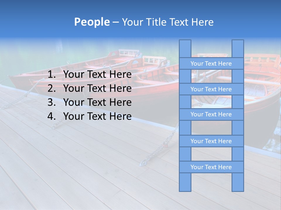 Clear Moorings Fresh PowerPoint Template