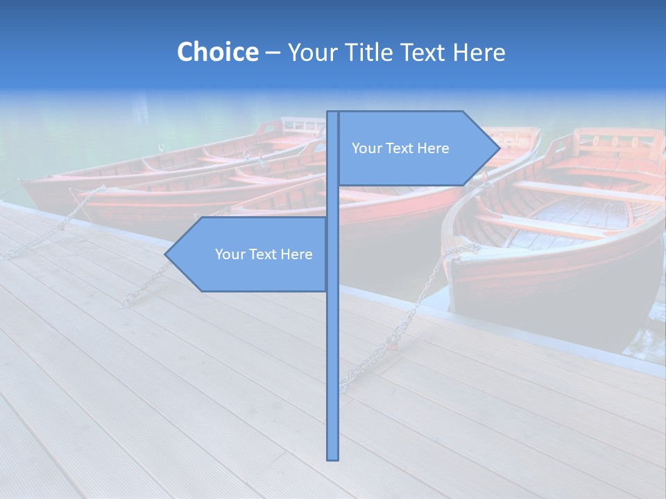 Clear Moorings Fresh PowerPoint Template