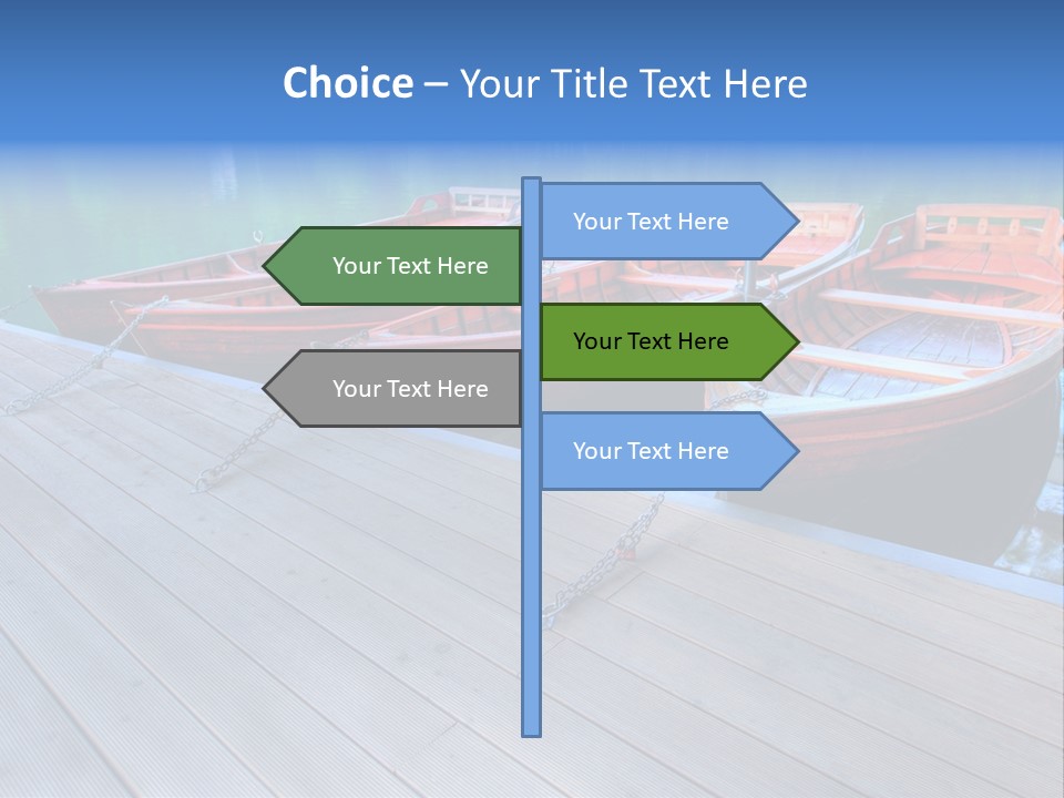 Clear Moorings Fresh PowerPoint Template