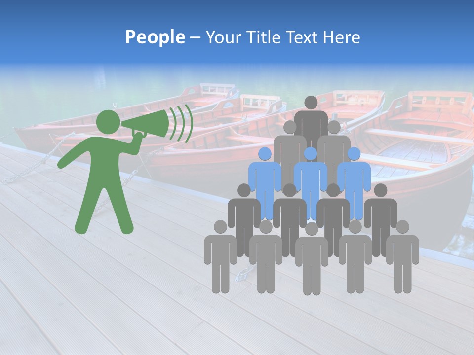 Clear Moorings Fresh PowerPoint Template