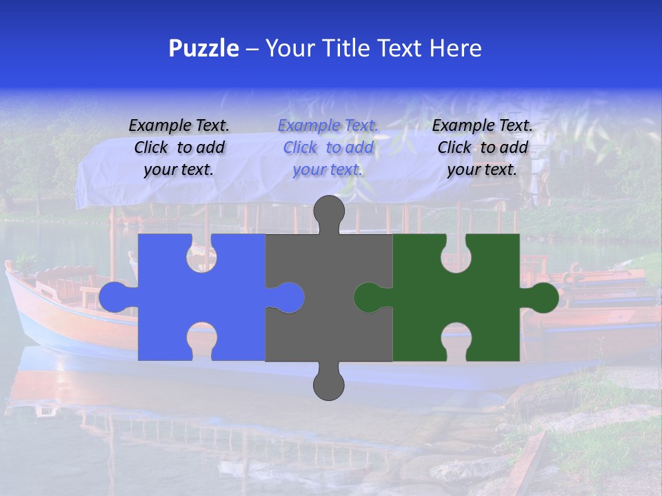 Wooden Water Nature PowerPoint Template